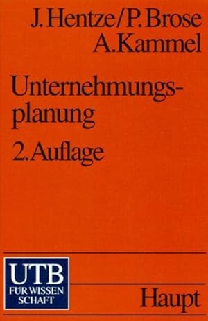 Bild des Verkufers fr Unternehmungsplanung zum Verkauf von Antiquariat Armebooks