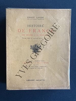 Bild des Verkufers fr HISTOIRE DE FRANCE DES ORIGINES A LA REVOLUTION-TOME VIII-PREMIERE PARTIE-LOUIS XIV-LA FIN DU REGNE (1685-1715) zum Verkauf von Yves Grgoire