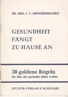 Seller image for Gesundheit fngt zu Hause an. for sale by Buchversand Joachim Neumann