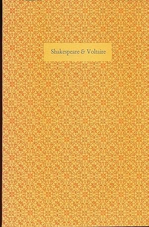 Immagine del venditore per Shakespeare & Voltaire venduto da Bookshelf of Maine