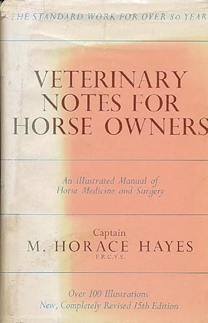 Seller image for Veterinary Notes for Horse Owners A Manual of Horse Medicine and Surgery for sale by Bookshelf of Maine