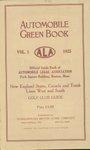 Seller image for Automobile Green Book New England States, Canada and Trunk Lines West and South for sale by Bookshelf of Maine