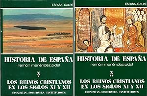 Imagen del vendedor de Historia de Espaa [Ramn Menndez Pidal]. Tomo X (10). Los Reinos Cristianos en los siglos XI y XII. Economas. Sociedades. Instituciones (2 vol.) a la venta por Lirolay