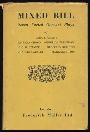 Imagen del vendedor de Mixed bill : seven varied one-act plays. a la venta por Lost and Found Books