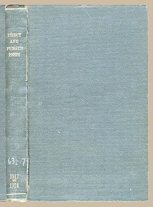 Report On Inect And Fungus Pests On Plants In England And Wales 1917 - 1924