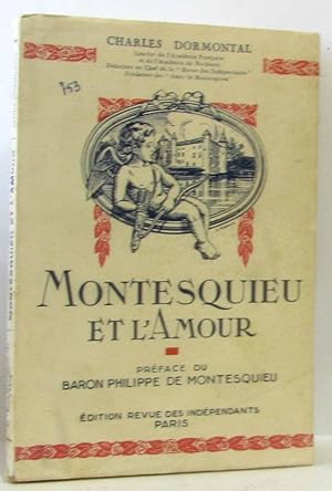 Seller image for Montesquieu et l'amour for sale by crealivres