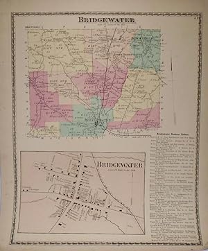 Immagine del venditore per Map of Bridgewater, New York venduto da Yesterday's Gallery, ABAA