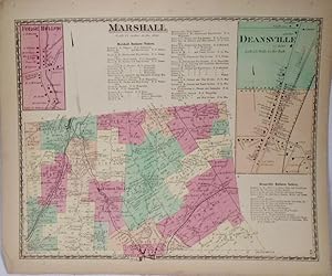 Immagine del venditore per Map of Marshall, New York venduto da Yesterday's Gallery, ABAA