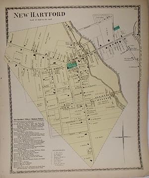 Immagine del venditore per Map of New Hartford, New York venduto da Yesterday's Gallery, ABAA