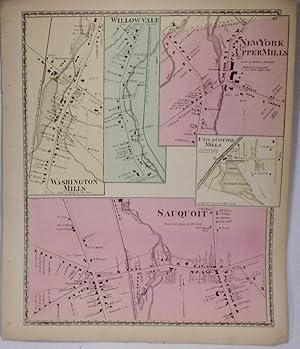 Immagine del venditore per Map of Sauquoit and New York Upper Mills, New York venduto da Yesterday's Gallery, ABAA