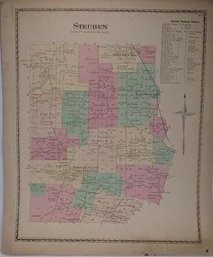 Immagine del venditore per Map of Steuben, New York venduto da Yesterday's Gallery, ABAA