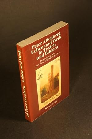 Bild des Verkufers fr Peter Altenberg : Leben und Werk in Texten und Bildern. zum Verkauf von Steven Wolfe Books