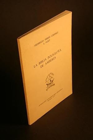 Seller image for La Biblia polglota de Amberes. for sale by Steven Wolfe Books
