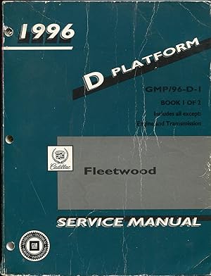 1996 D Platform Fleetwood Service Manual