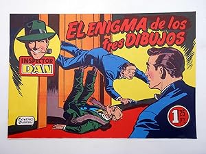 INSPECTOR DAN 12. EL ENIGMA DE LOS DIBUJOS (Vvaa) Comic MAM, 1990. FACSIMIL