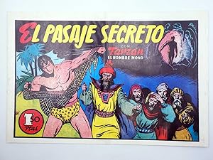 TARZAN EL HOMBRE MONO 18. EL PASAJE SECRETO (Vvaa) Comic MAM, 1990. FACSIMIL