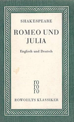 Immagine del venditore per Romeo und Julia / Shakespeare. In d. bers. von Schlegel hrsg. von L. L. Schcking. Mit e. Essay "Zum Verstndnis d. Werkes" u.e. Bibliographie von Wolfgang Clemen venduto da Schrmann und Kiewning GbR