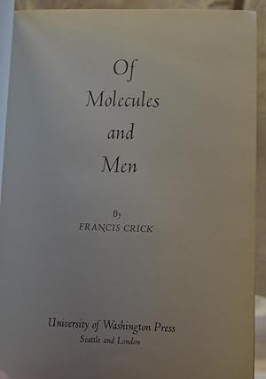 Seller image for Of Molecules and Men for sale by Bryn Mawr Bookstore