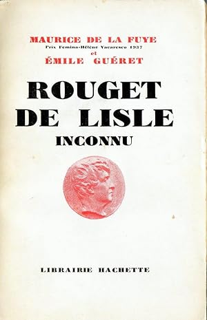 Image du vendeur pour ROUGET DE LISLE INCONNU 1943 Epuise REVOLUTION Napoleon MARSEILLAISE mis en vente par CARIOU1