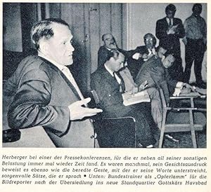 Weltmeisterschaft im Fussball 1958. Redaktion und Texte: Hanns Adam Faerber, Bildgestaltung: Herm...