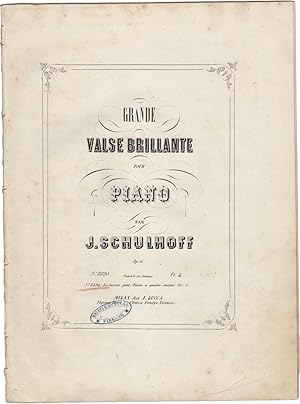 Grande Valse Brillante pour Piano. Op. 6