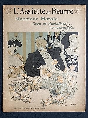 L'ASSIETTE AU BEURRE-N°236-OCTOBRE 1905-MONSIEUR MORALE COCU ET SOCIALISTE-HERMANN PAUL