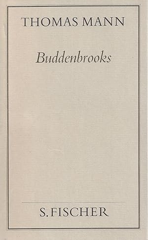Bild des Verkufers fr Buddenbrooks zum Verkauf von ART...on paper - 20th Century Art Books