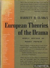 Imagen del vendedor de Barrett H. Clark's European Theories of the Drama a la venta por Klondyke
