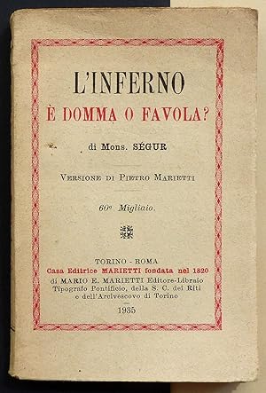 L'Inferno. É domma o favola?