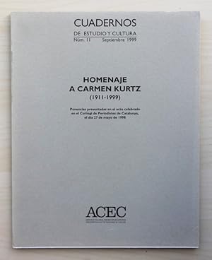 HOMENAJE A CARMEN KURTZ (1911-1999)