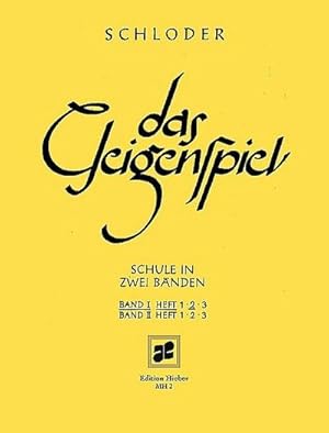 Image du vendeur pour Das Geigenspiel. Bd.1/2 : Schule mis en vente par AHA-BUCH GmbH