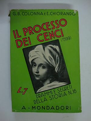 Imagen del vendedor de Il processo dei Cenci (1599) a la venta por Studio Bibliografico Restivo Navarra