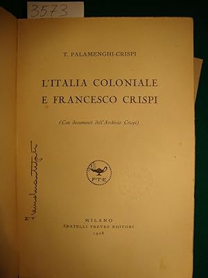 L'Italia Coloniale e Francesco Crispi