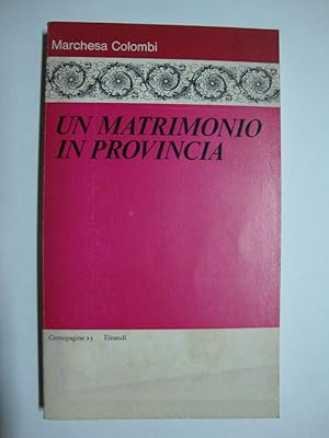 Un matrimonio in provincia