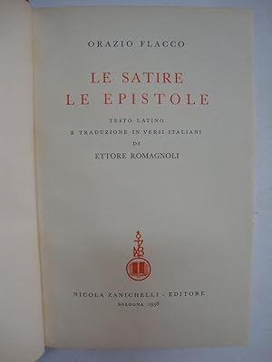 Le Satire - Le Epistole