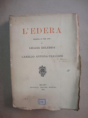 Imagen del vendedor de L'edera a la venta por Studio Bibliografico Restivo Navarra