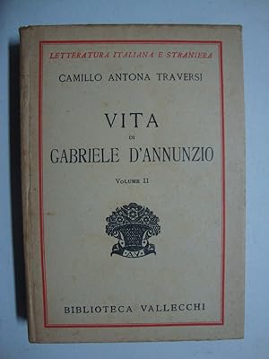 Imagen del vendedor de Vita di Gabriele D'Annunzio a la venta por Studio Bibliografico Restivo Navarra