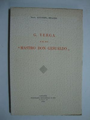 G. Verga e il suo "Mastro don Gesualdo"