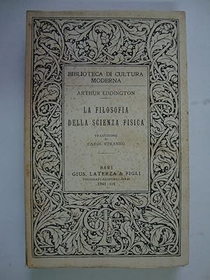 La filosofia della scienza fisica