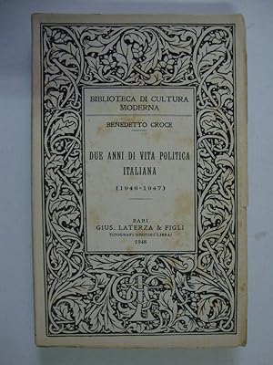 Due anni di vita politica italiana (1946 - 1947)