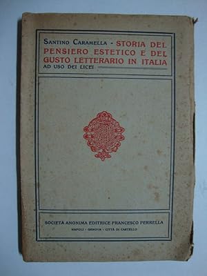 Storia del pensiero estetico e del gusto letterario in Italia (Ad uso dei licei)