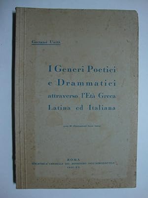I generi poetici e drammatici attraverso l'età Greca, Latina ed Italiana