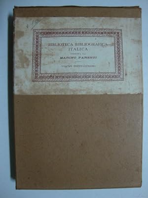 Il Cicognara (Bibliografia dell'archeologia classica e dell'arte italiana - Vol. II, tomo VI, "Ar...
