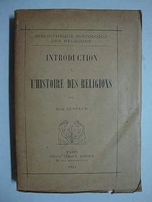 Introduction a l'histoire des religions