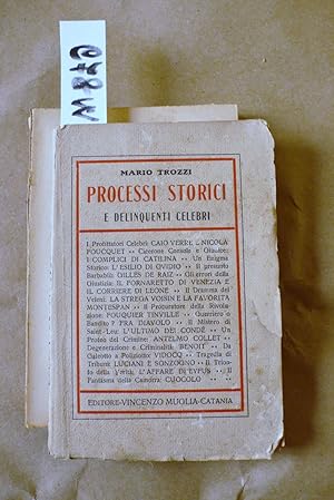 Immagine del venditore per Processi storici (e delinquenti celebri) venduto da Studio Bibliografico Restivo Navarra