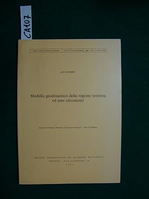 Modello geodinamico della regione trentina ed aree circostanti