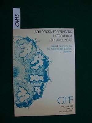 Geologiska Foreningens I Stockholm Forhandlingar (Geological Society of Sweden) (periodico)