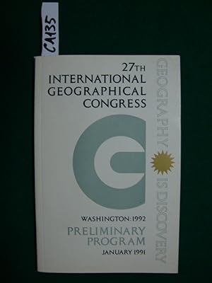 Le 27ème congrès international de géographie - 27th international geographical congress