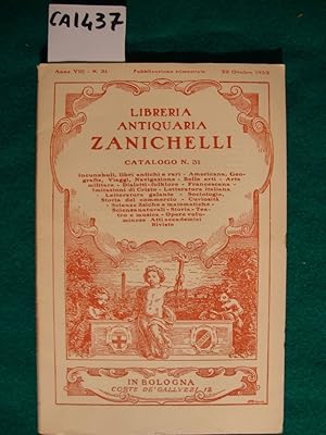 Libreria Antiquaria Zanichelli - Cataloghi (1932)