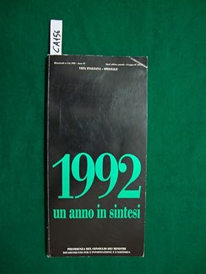 Vita italiana - Speciale - 1992 un anno in sintesi